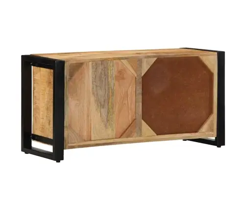 Televizoriaus Spintelė 80X30X40 Cm Masyvus Rough Wood Mango Televizoriaus Spintelė 80X30X40 Cm Masyvus Rough Wood Mango