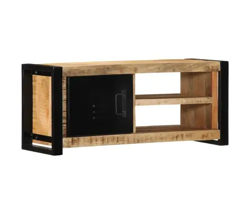 Tv Skapis 80X30X35 Cm Masīv Rough Wood Mango Vidaxl