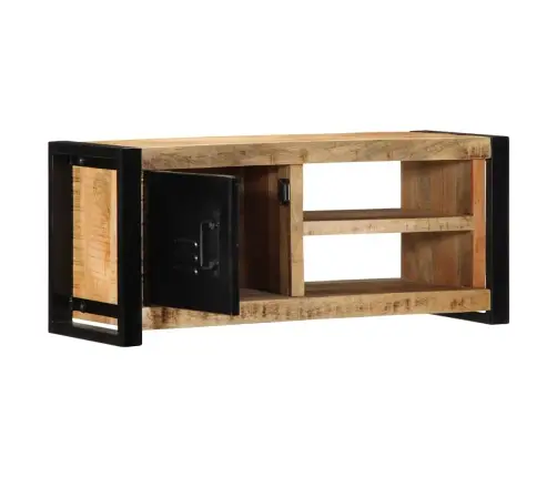 Tv Skapis 80X30X35 Cm Masīv Rough Wood Mango Vidaxl