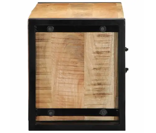 Tv Skapis 80X30X35 Cm Masīv Rough Wood Mango Vidaxl