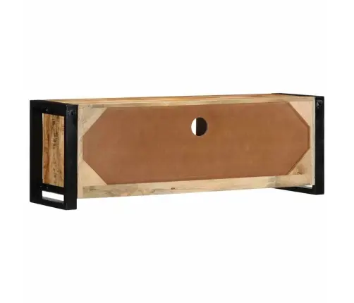 Tv Skapis 100X30X35 Cm Masīv Rough Wood Mango Vidaxl