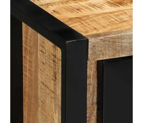 Tv Skapis 100X30X35 Cm Masīv Rough Wood Mango Vidaxl