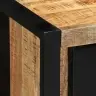 Tv Skapis 100X30X35 Cm Masīv Rough Wood Mango Vidaxl
