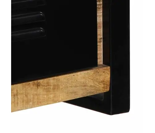 Tv Skapis 100X30X35 Cm Masīv Rough Wood Mango Vidaxl