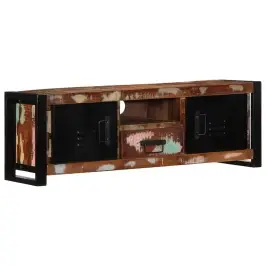Tv Skapis 100X30X35 Cm Reģenerēts Masīvkoks Vidaxl