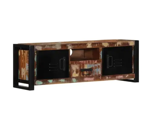 Tv Skapis 100X30X35 Cm Reģenerēts Masīvkoks Vidaxl
