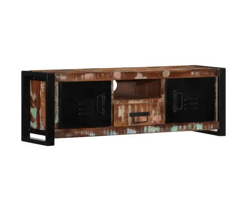 Tv Skapis 100X30X35 Cm Reģenerēts Masīvkoks Vidaxl