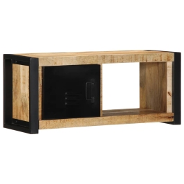 Tv Skapis 80X30X35 Cm Masīv Rough Wood Mango Vidaxl