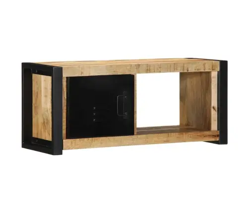 Tv Skapis 80X30X35 Cm Masīv Rough Wood Mango Vidaxl