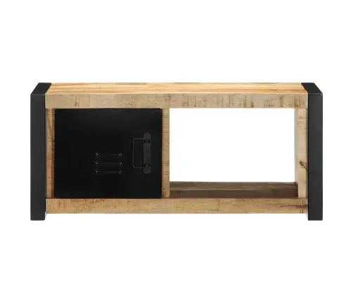 Tv Skapis 80X30X35 Cm Masīv Rough Wood Mango Vidaxl