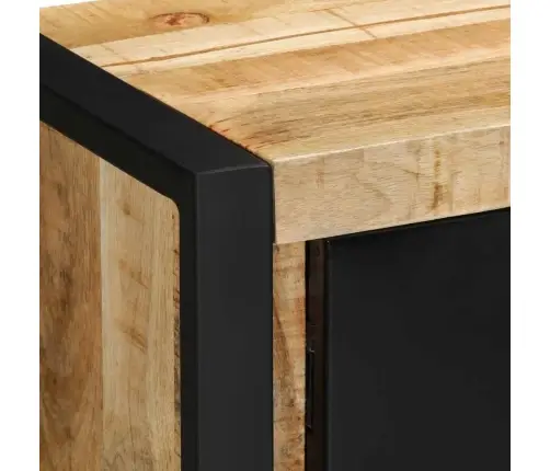 Tv Skapis 80X30X35 Cm Masīv Rough Wood Mango Vidaxl