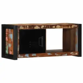 Tv Skapis 80X30X35 Cm Reģenerēts Masīvkoks Vidaxl