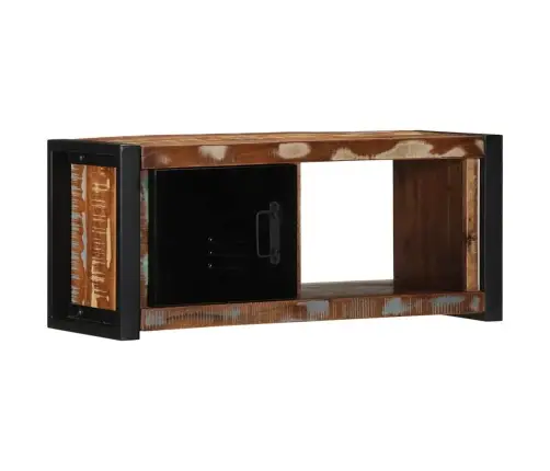 Tv Skapis 80X30X35 Cm Reģenerēts Masīvkoks Vidaxl
