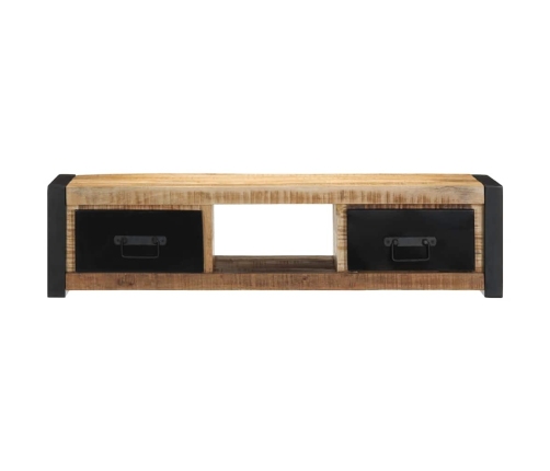 Tv Skapis 100X30X25 Cm Masīv Rough Wood Mango Vidaxl