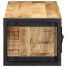 Tv Skapis 100X30X25 Cm Masīv Rough Wood Mango Vidaxl