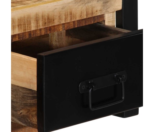 Tv Skapis 100X30X25 Cm Masīv Rough Wood Mango Vidaxl