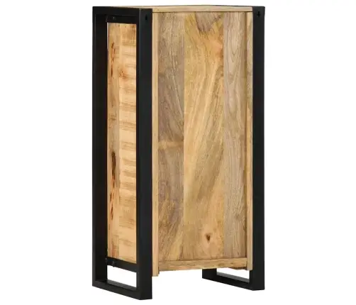 Šalia Lovos Spintelė Su Lentyna Ruda Mango Medienos Masyvas