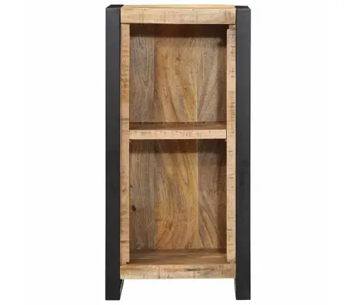 Šalia Lovos Spintelė Su Lentyna Ruda Mango Medienos Masyvas