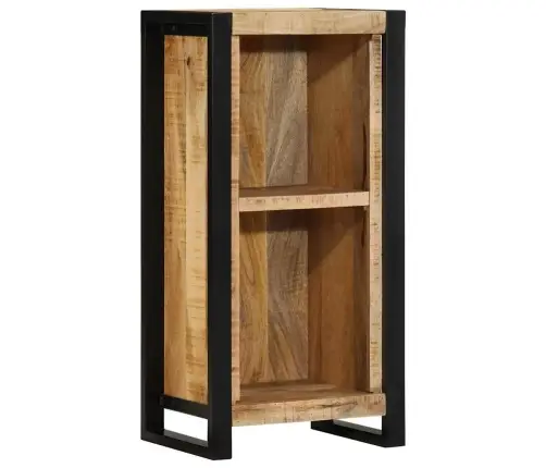 Šalia Lovos Spintelė Su Lentyna Ruda Mango Medienos Masyvas