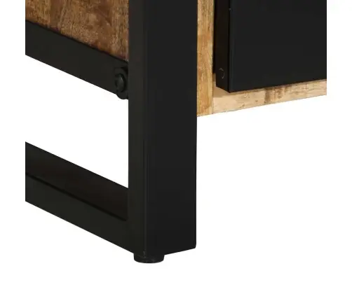 Vannitoa Kapp Riiuliga Pruun 55 X 35 X 60 Cm Tugev Mango Puu