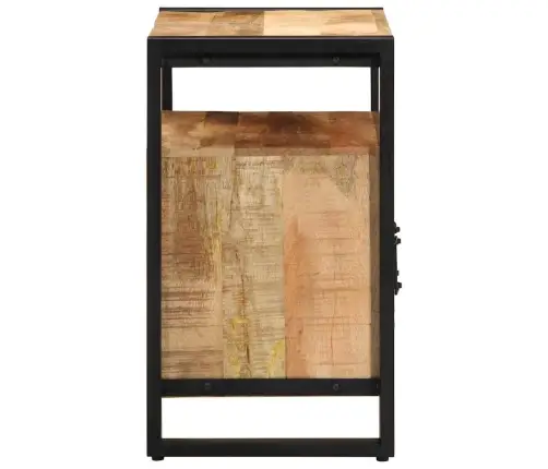 Vannitoa Kapp Riiuliga Pruun 55 X 35 X 60 Cm Tugev Mango Puu