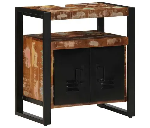 Vannas Istabas Izlietnes Skapis 55X35X60Cm Reģenerēts Masīvkoks Vidaxl