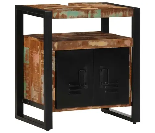 Vannas Istabas Izlietnes Skapis 55X35X60Cm Reģenerēts Masīvkoks Vidaxl