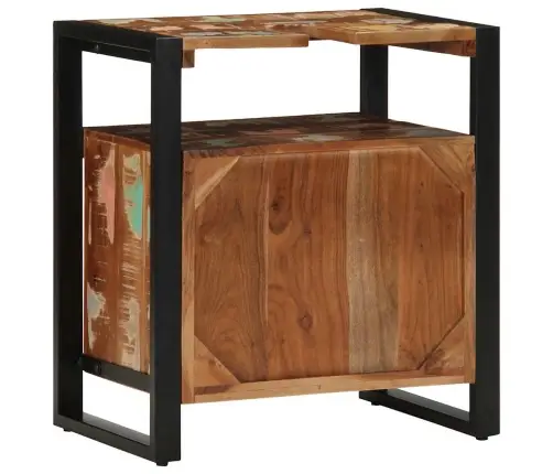 Vannas Istabas Izlietnes Skapis 55X35X60Cm Reģenerēts Masīvkoks Vidaxl