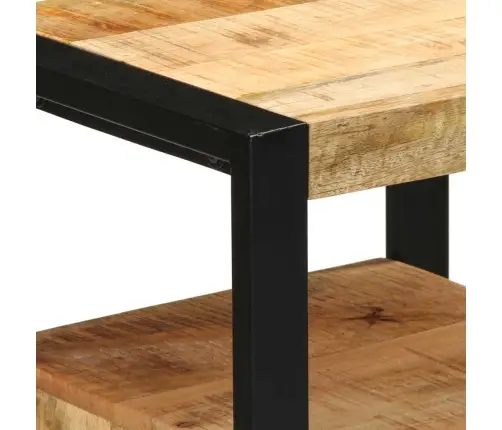 Vannitoa Kapp Riiuliga Pruun 40 X 35 X 75 Cm Tugev Mango Puu