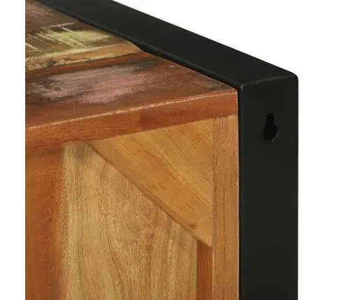 Vannasistabas Skapis Ar Uzglabāšanu Brūna Pārstrādāts Masīvkoks Vidaxl