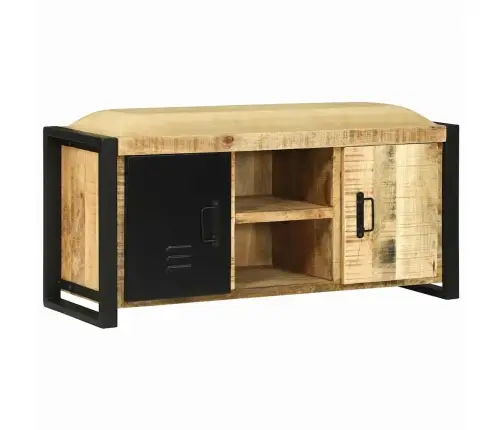 Sėdėjimo Spintelė Ruda 100 X 35 X 50 Cm Mango Medienos Masyvas