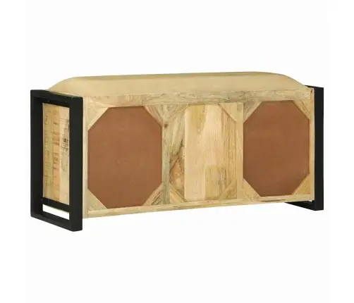 Sėdėjimo Spintelė Ruda 100 X 35 X 50 Cm Mango Medienos Masyvas
