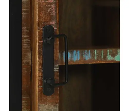 Vannas Istabas Sienas Skapis Daudzkrāsains 40X30X60 Cm Cietais Koks Pārstrādāts Vidaxl