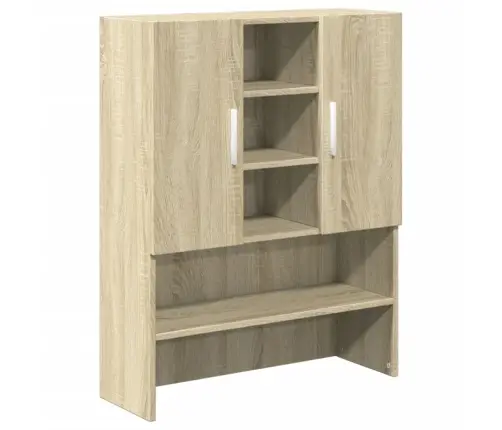 Veļasmašīnas Plaukti, 2 Gab., Ozolkoka Krāsa, Inženierijas Koks Vidaxl