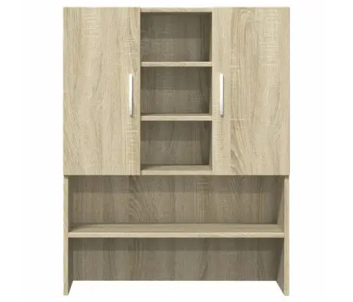 Veļasmašīnas Plaukti, 2 Gab., Ozolkoka Krāsa, Inženierijas Koks Vidaxl