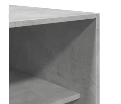 Skapis, 80X50X200 Cm, Betona Pelēks, Inženierijas Koks Vidaxl