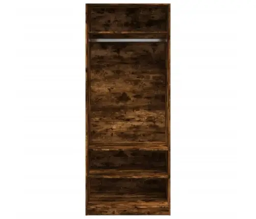 Drēbju Skapis, Ozolkoka Krāsa, 80X50X200 Cm, Inženierijas Koks Vidaxl