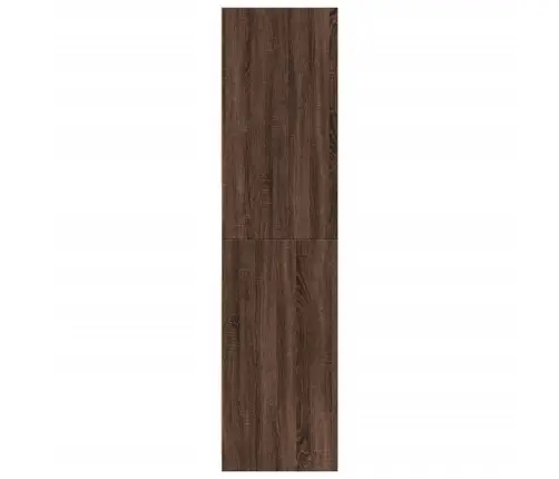 Riidekapp, Pruun Tamm, 80X50X200 cm Tehispuit