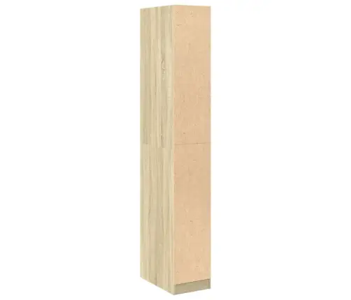 Skapis, 30X50X200 Cm, Ozolkoka Krāsā, Inženierijas Koks Vidaxl