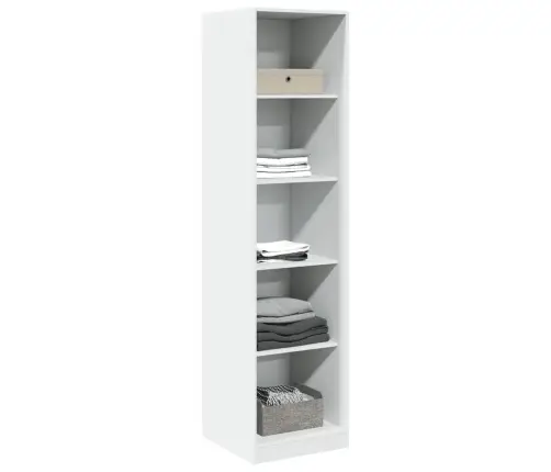 Garderoob Valge 50 X 50 X 200 Cm Tehispuit