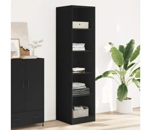 Garderoob Must 50 X 50 X 200 Cm Tehispuit Garderoob Must 50 X 50 X 200 Cm Tehispuit