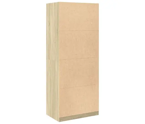 Skapis, 80X50X200 Cm, Ozolkoka Krāsā, Inženierijas Koks Vidaxl