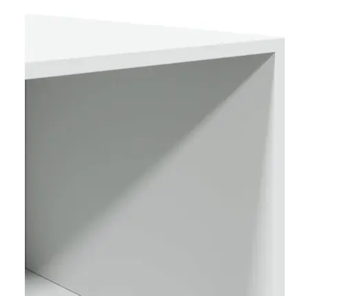 Skapis, Balts, 100X50X200 Cm, Skaidu Plāksne Vidaxl