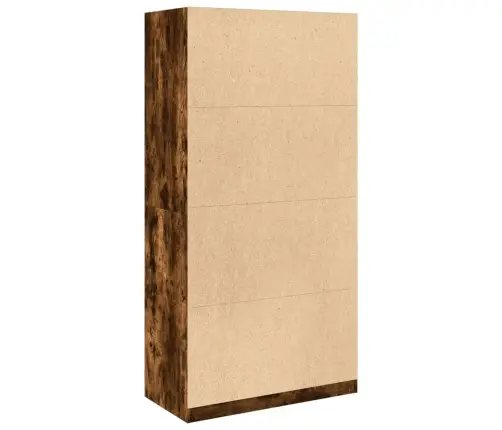 Drēbju Skapis, Ozolkoka Krāsa, 100X50X200 Cm, Inženierijas Koks Vidaxl