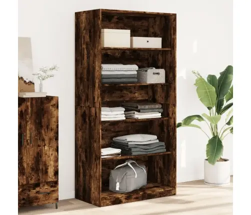 Drēbju Skapis, Ozolkoka Krāsa, 100X50X200 Cm, Inženierijas Koks Vidaxl