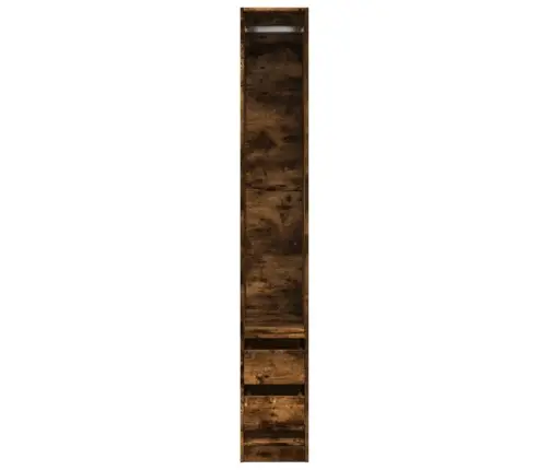Riidekapp, Suitsutatud Tamm, 30X50X200 cm Tehispuit