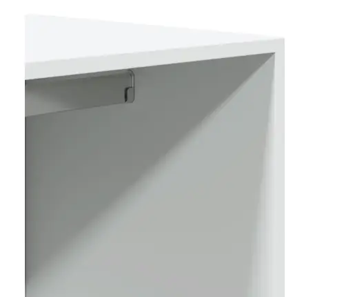 Skapis, 80X50X200 Cm, Balts, Inženierijas Koks Vidaxl