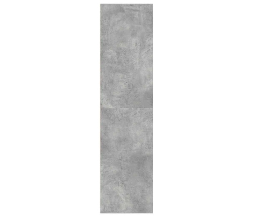Skapis, 80X50X200 Cm, Betona Pelēks, Inženierijas Koks Vidaxl