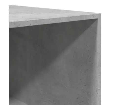 Skapis, 80X50X200 Cm, Betona Pelēks, Inženierijas Koks Vidaxl