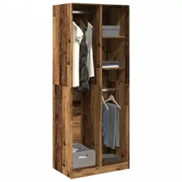 Garderoob Vana Puidu 80X50X200 Cm Tehispuit